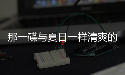 碟与的小藕片酸辣那一夏日菜凉拌一样清爽
